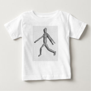 Wooden Human Mannequin Baby T-Shirt