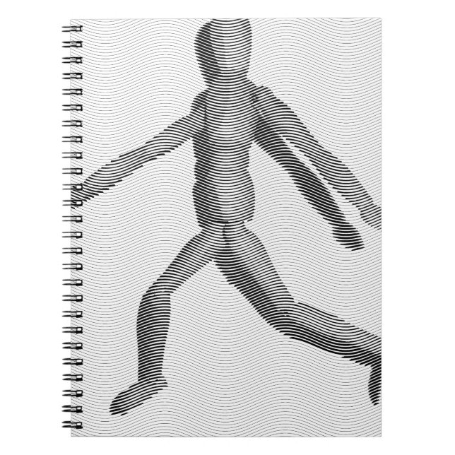 Wooden Human Mannequin Notebook (Front)