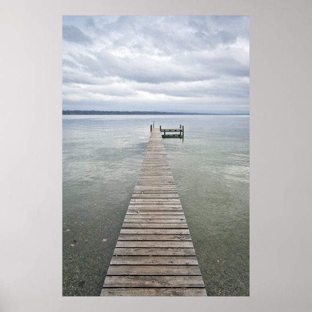 wooden jetty poster (Front)