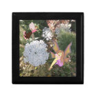 Wooden Jewellery Box - Fairy Wildflowers Queen Ann