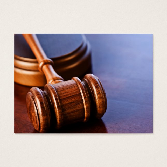 Wooden Judge's Gavel (Front)