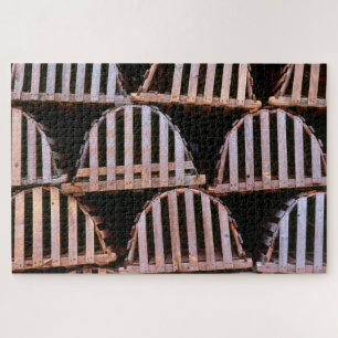 Wooden Lobster Traps Horizontal Jigsaw Puzzle