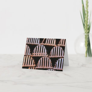 Wooden Lobster Traps Horizontal Note Card