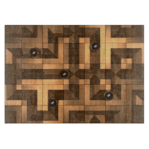 Wooden Marble Run Cutting Board