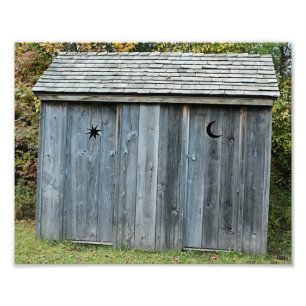 Wooden Outhouse Photo Print