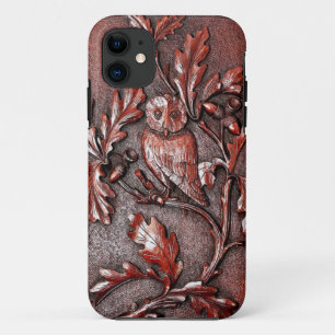 wooden owl iphone Case-Mate iPhone case