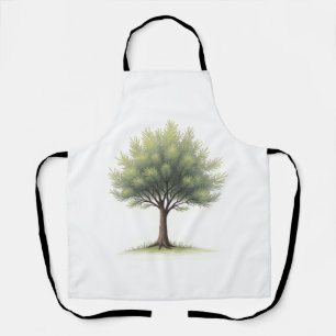wooden painting apron