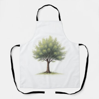 wooden painting apron