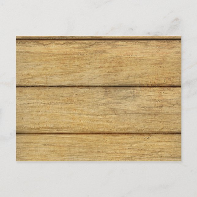 Wooden Panel Texture Postcard (Front)