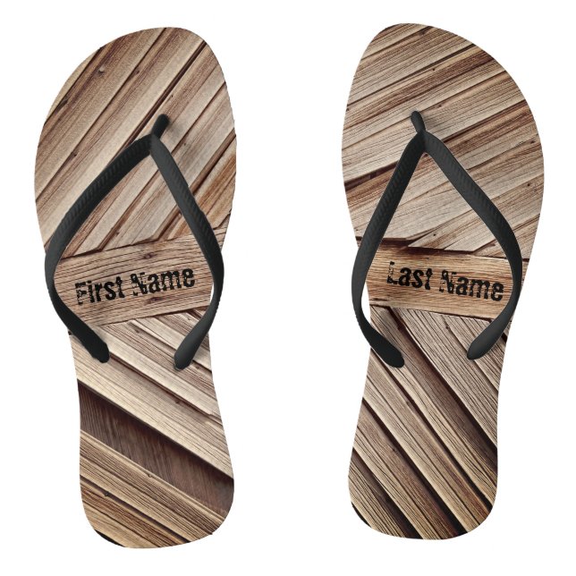Wooden Panels  Jandals (Footbed)
