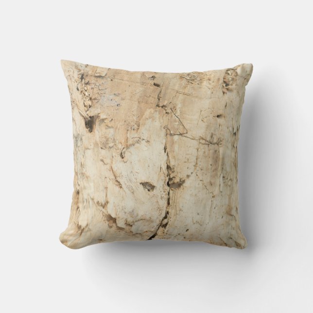 Wooden pattern cushion (Front)