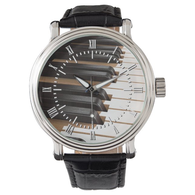 Wooden Piano Keys 2 Watch (Front)