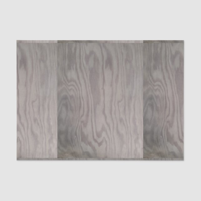 Wooden plank effect elegant wood grain  tissue paper (Front)