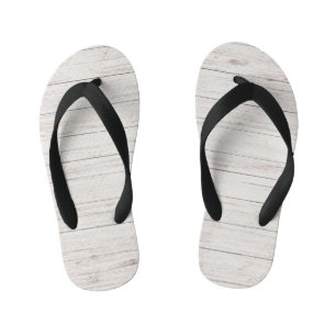 wooden planks kid's jandals