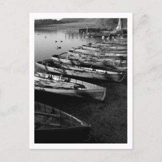 Wooden Rowing Boats - Derwentwater, Lake District Postcard