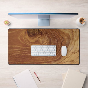 Wooden Rustic Teak Wood Texture Wood Grain Photo Desk Mat