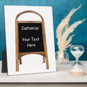Wooden Sandwich Board Plaque