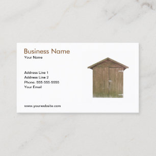 Wooden Shed Business Card