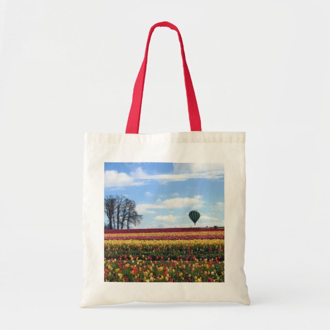 Wooden Shoe Tulip Farm, Woodburn, Oregon Tote Bag (Front)