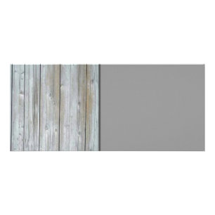 Wooden Siding Rack Card