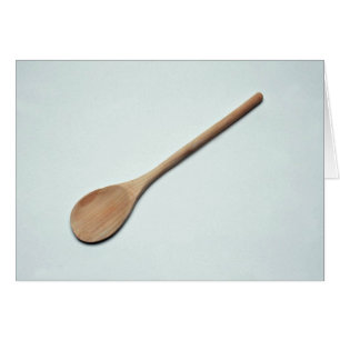 Wooden spoon for kitchen work