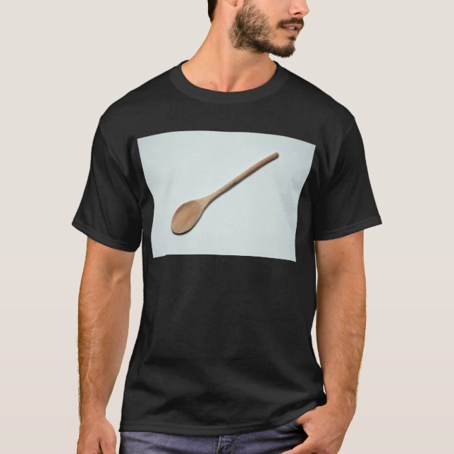 Wooden spoon for kitchen work T-Shirt (Front)