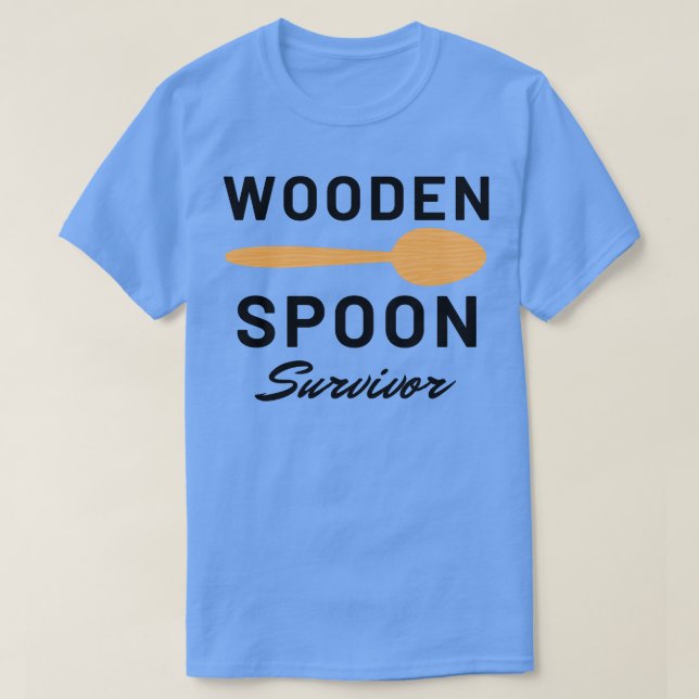 Wooden Spoon Survivor 21 T-Shirt (Design Front)