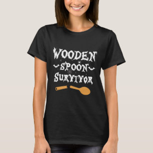 Wooden Spoon Survivor Funny  Halloween Costume Men T-Shirt