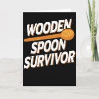 Wooden Spoon Survivor Funny Parenting Humor