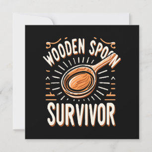 Wooden spoon Survivor Invitation