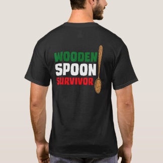 Wooden Spoon Survivor Italian Flag T-Shirt