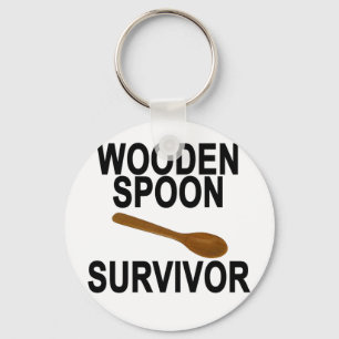 Wooden Spoon Survivor Light T-Shirt.png Key Ring