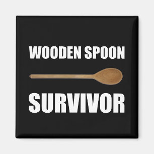 Wooden Spoon Survivor Magnet