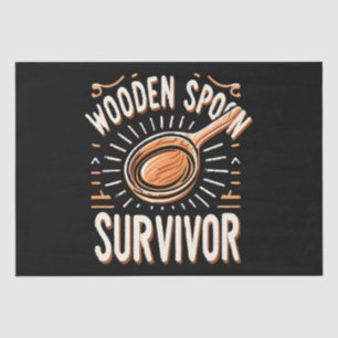 Wooden spoon Survivor Tissue Paper