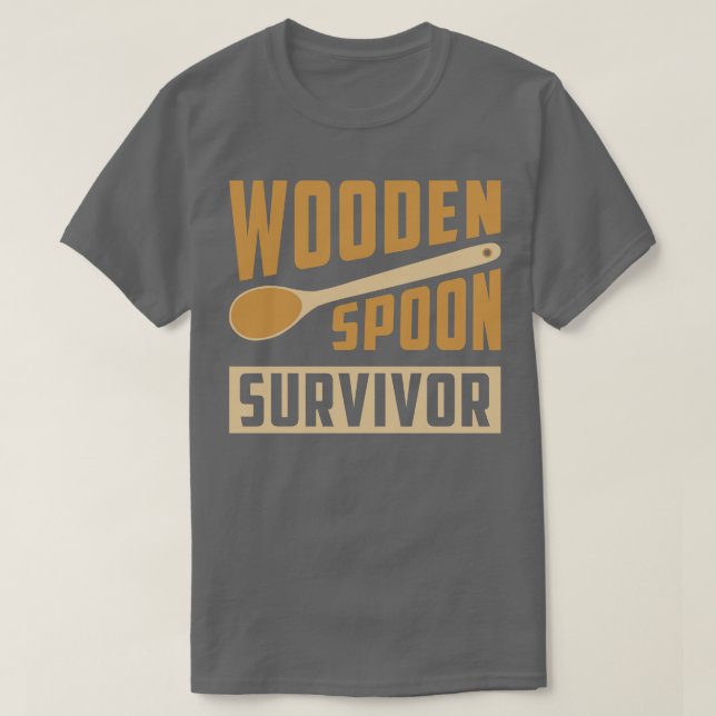 Wooden Spoon Survivor TShirt (Design Front)