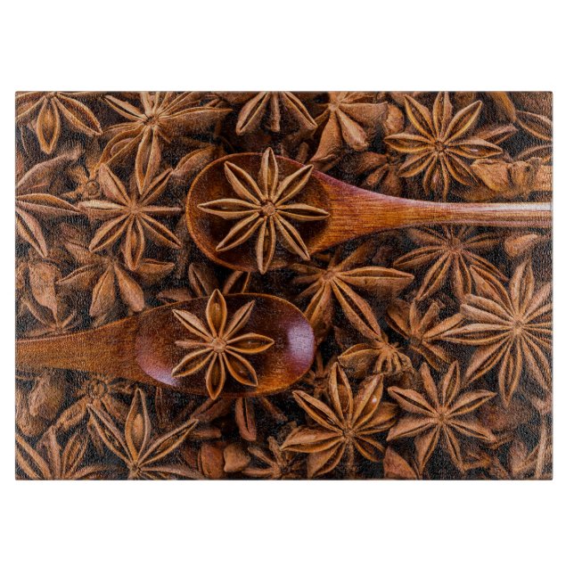 Wooden Spoons and Anise Cutting Board (Front)