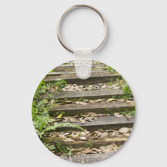 Wooden steps key ring (Front)