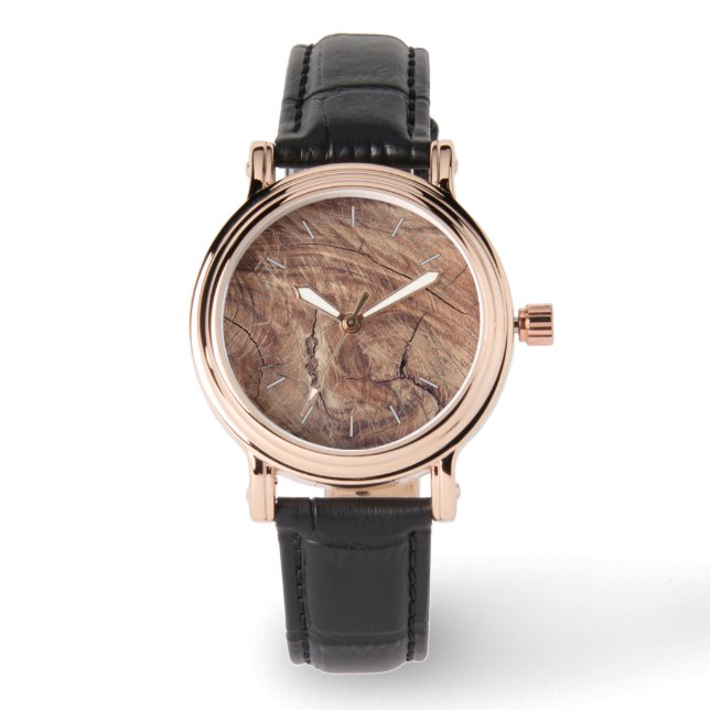 Wooden Style Watch (Front)