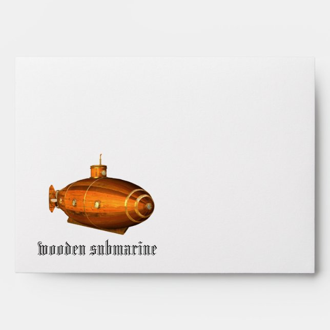 wooden submarine envelopes (Front)