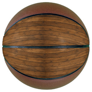 Wooden Texture Basketball