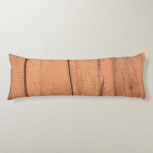 Wooden texture body cushion