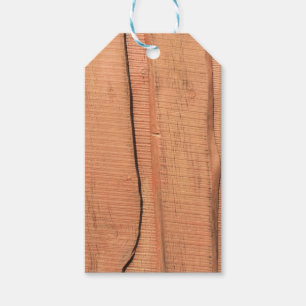 Wooden texture gift tags