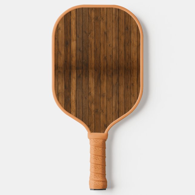 Wooden Texture Pickleball Paddle (Front)