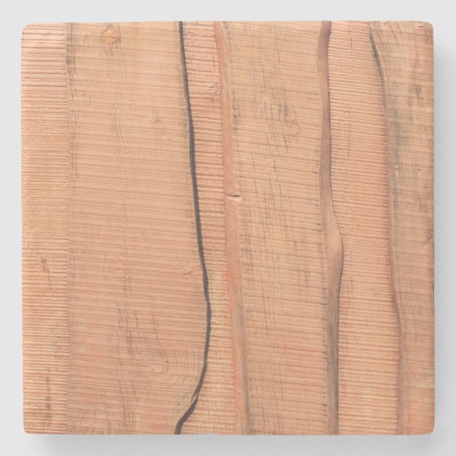 Wooden texture stone coaster (Front)