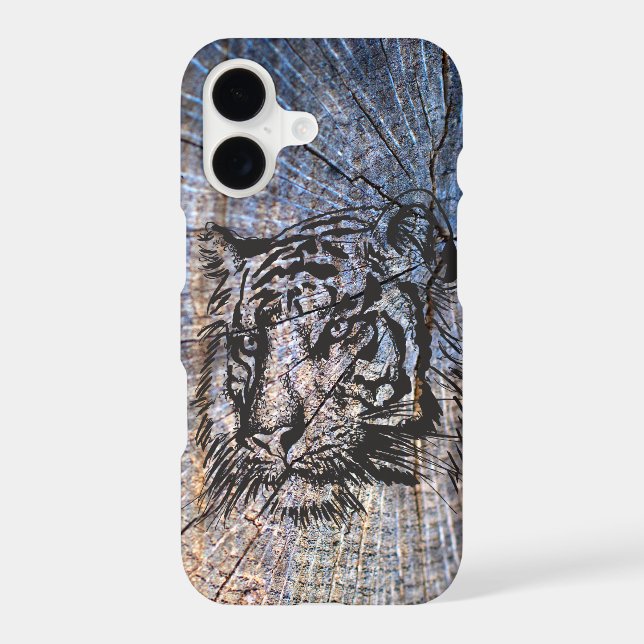 Wooden Tiger Blue (Back)