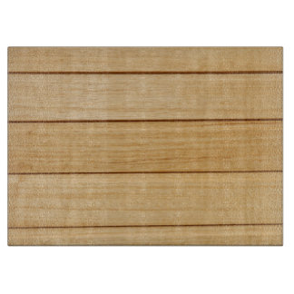 Wooden Tiles Decorative Glass Chopping Board