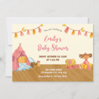 Wooden toys baby shower