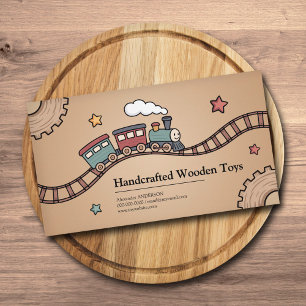 Wooden Train Business Card