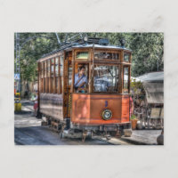 Wooden Train Postcard