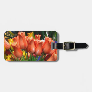 Wooden tulips from Amsterdam Luggage Tag